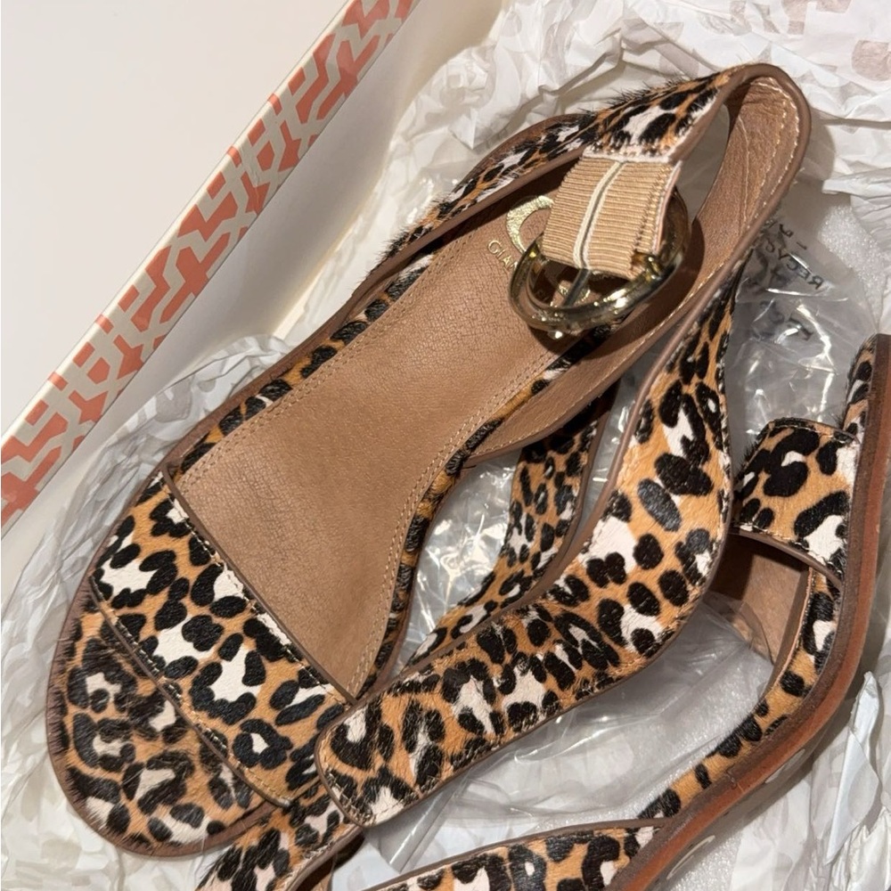 Gianni Bini Leopard Print Sandals